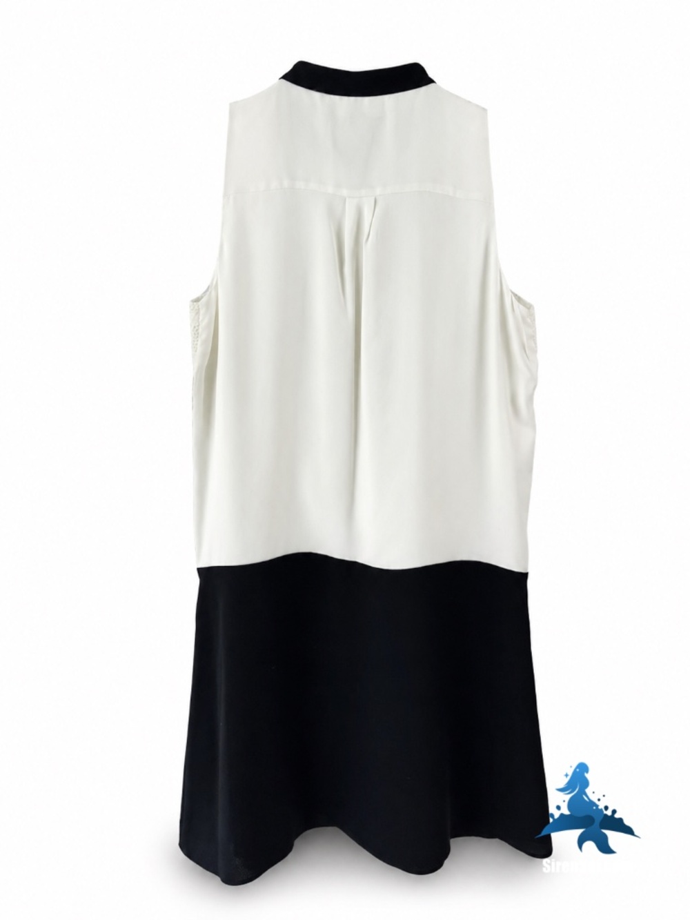 1313 LOFT Sleeveless Lace Panel Blouse – SP – Black White (Ivory) - Picture 9 of 16